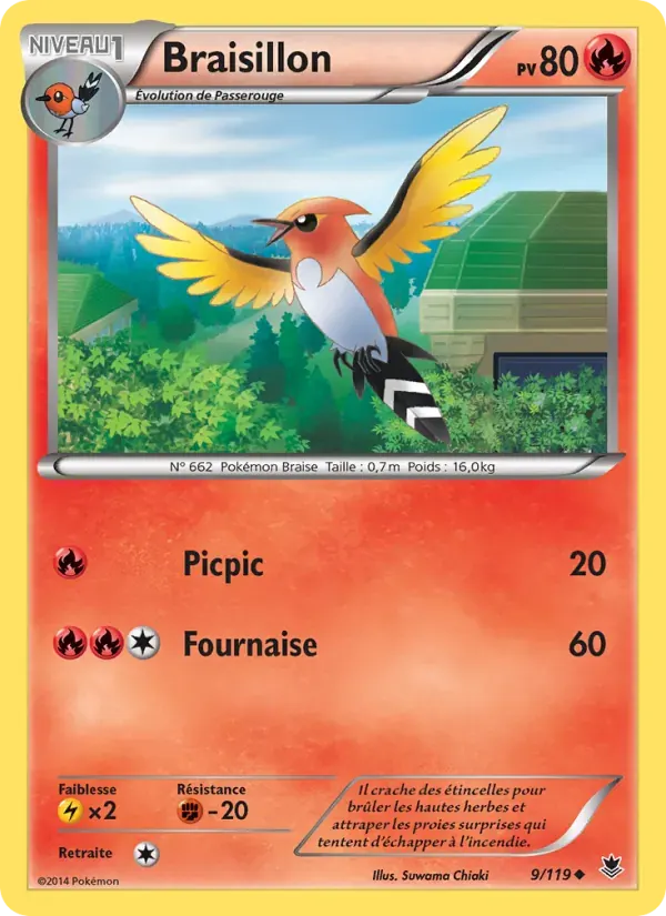 Braisillon — Vigueur Spectrale 9 French Pokémon card