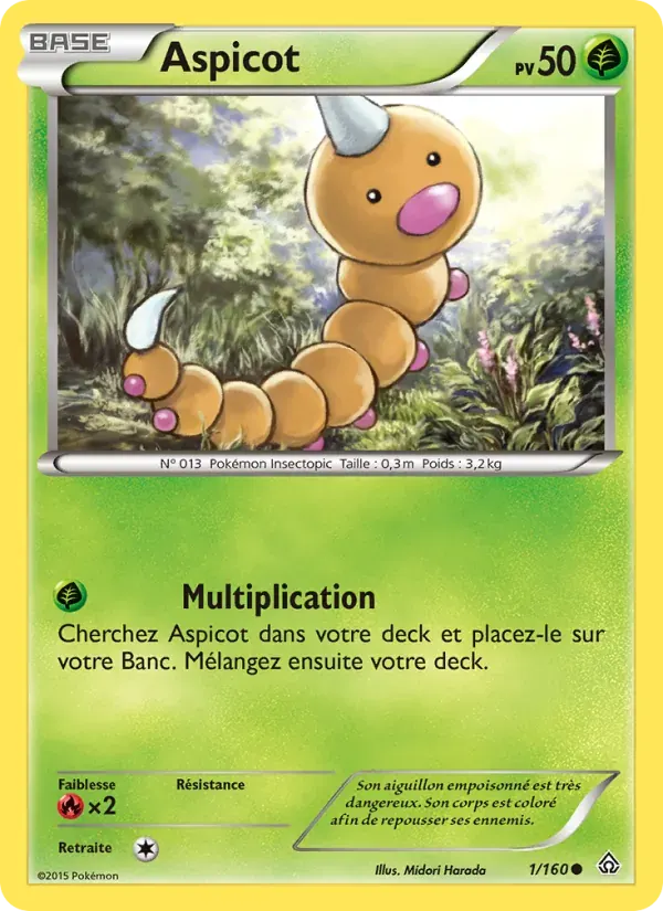 Aspicot — Primo-Choc 1 French Pokémon card