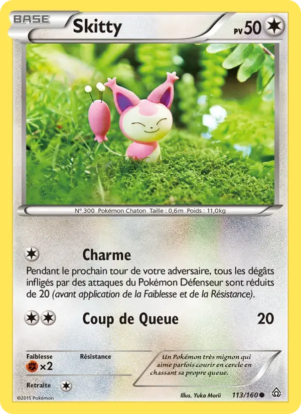 Skitty — Primo-Choc 113 French Pokémon card
