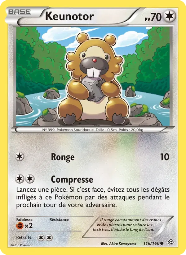 Keunotor — Primo-Choc 116 French Pokémon card