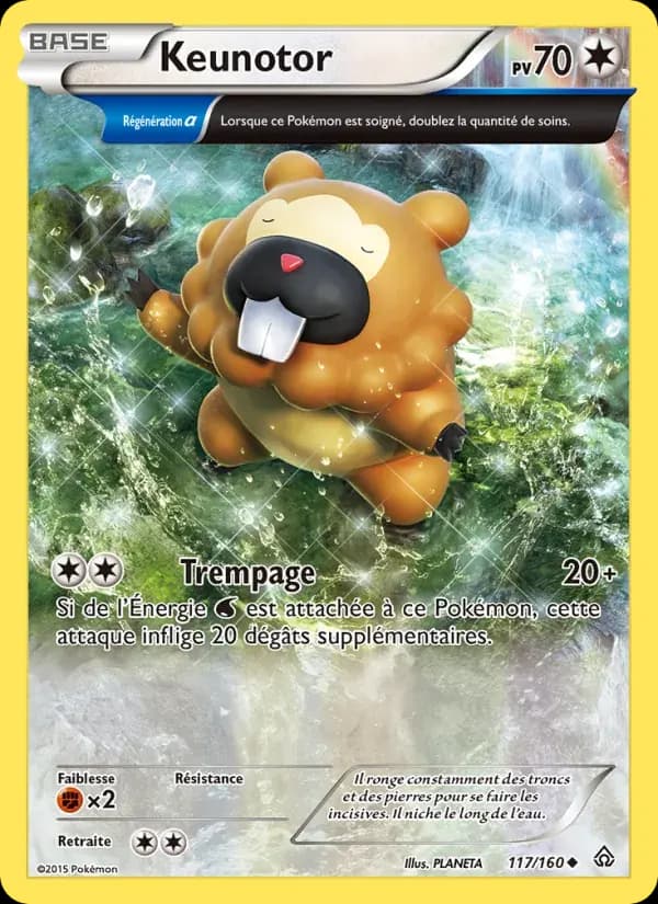 Keunotor — Primo-Choc 117 French Pokémon card