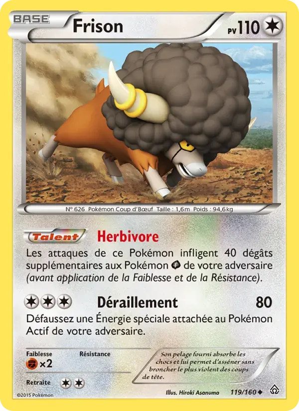 Frison — Primo-Choc 119 French Pokémon card