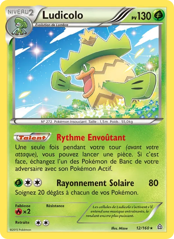 Ludicolo — Primo-Choc 12 French Pokémon card