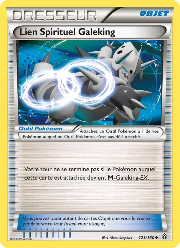 Lien Spirituel Galeking — Primo-Choc 123 French Pokémon card