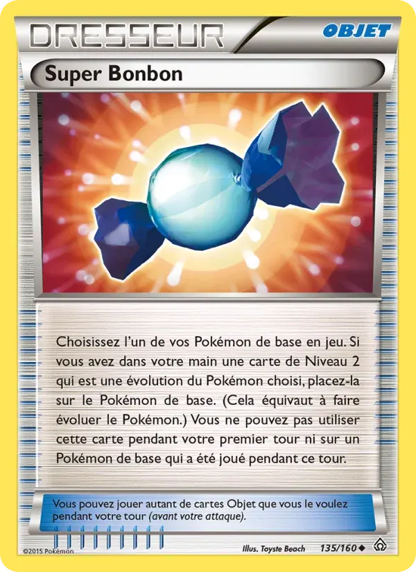 Super Bonbon — Primo-Choc 135 French Pokémon card