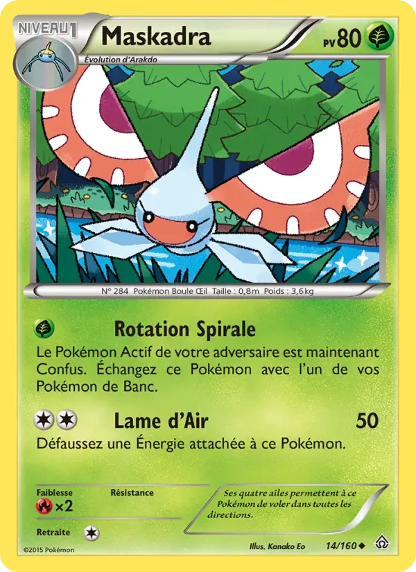 Maskadra — Primo-Choc 14 French Pokémon card