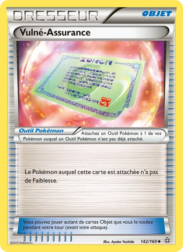 Vulné-Assurance — Primo-Choc 142 French Pokémon card