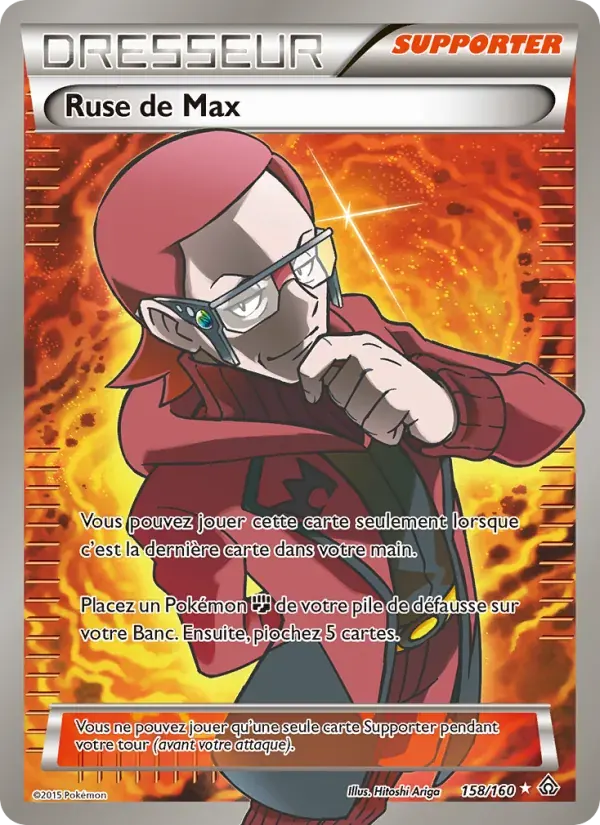 Ruse de Max — Primo-Choc 158 French Pokémon card