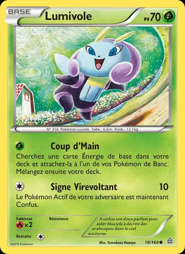 Lumivole — Primo-Choc 18 French Pokémon card
