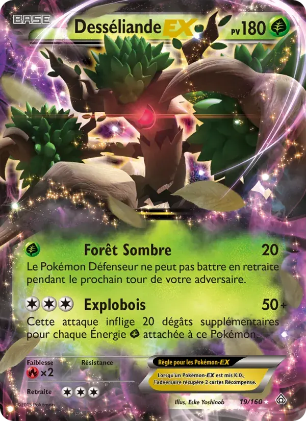 Desséliande EX — Primo-Choc 19 French Pokémon card