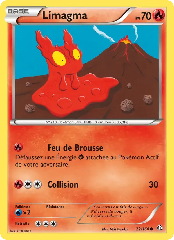 Limagma — Primo-Choc 22 French Pokémon card