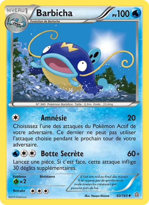 Barbicha — Primo-Choc 40 French Pokémon card