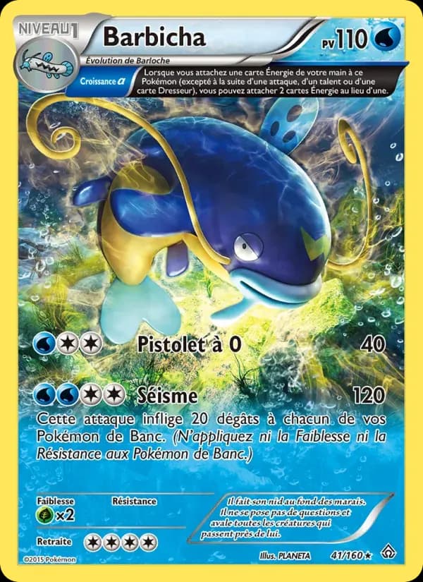 Barbicha — Primo-Choc 41 French Pokémon card