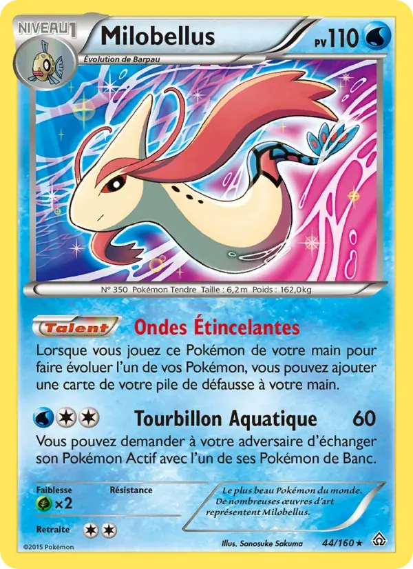 Milobellus — Primo-Choc 44 French Pokémon card
