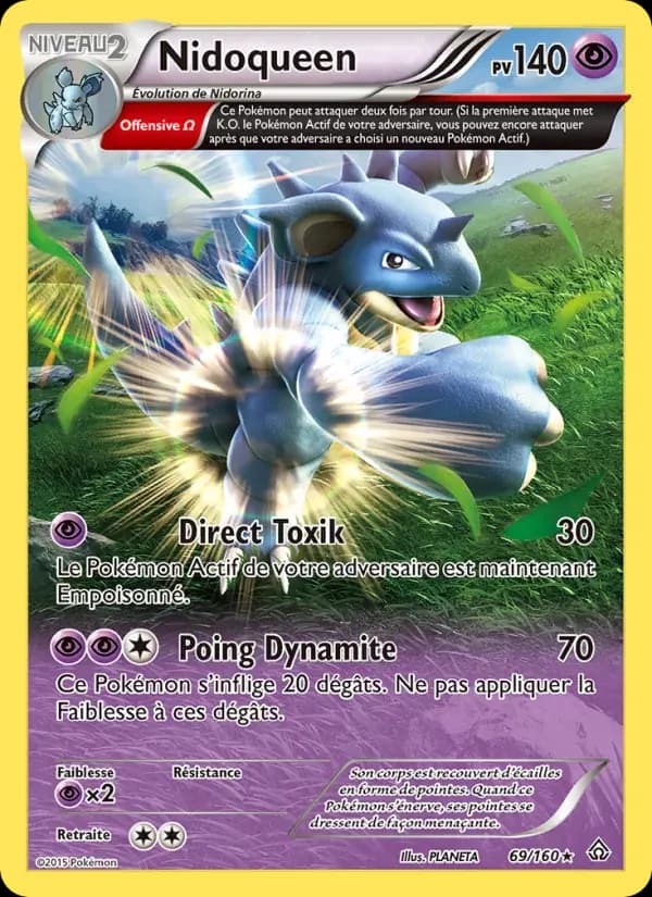Nidoqueen — Primo-Choc 69 French Pokémon card