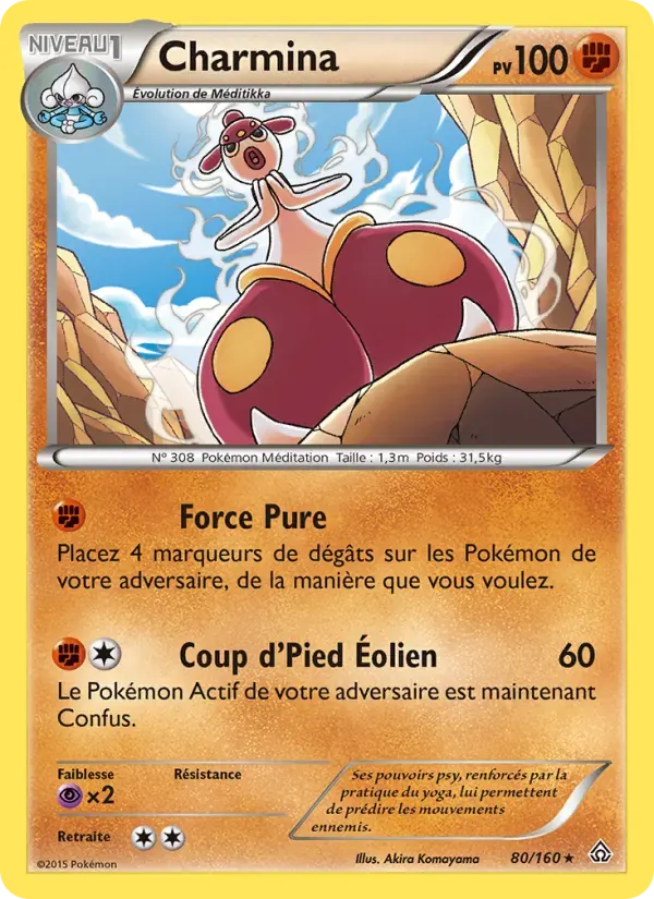 Charmina — Primo-Choc 80 French Pokémon card