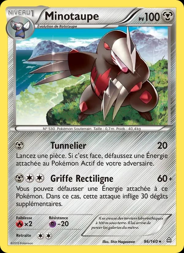 Minotaupe — Primo-Choc 96 French Pokémon card