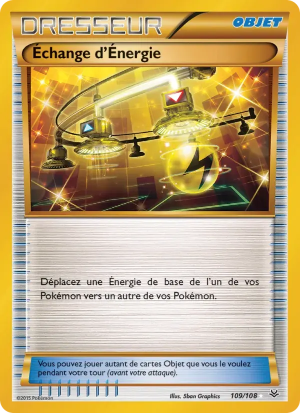 Échange d'Énergie — Ciel Rugissant 109 French Pokémon card