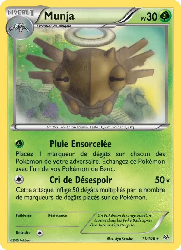 Munja — Ciel Rugissant 11 French Pokémon card