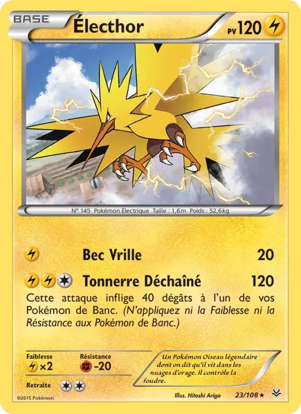 Électhor — Ciel Rugissant 23 French Pokémon card