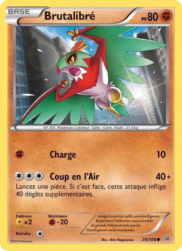Brutalibré — Ciel Rugissant 39 French Pokémon card