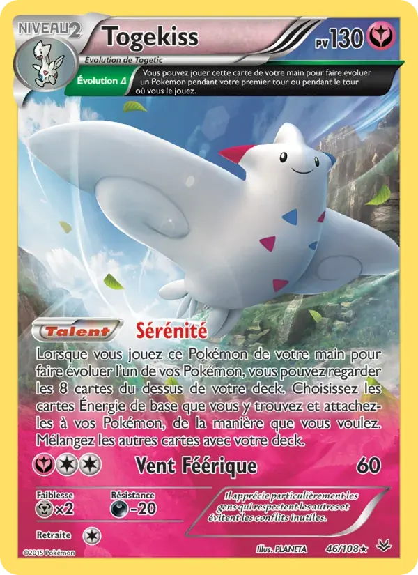 Togekiss — Ciel Rugissant 46 French Pokémon card