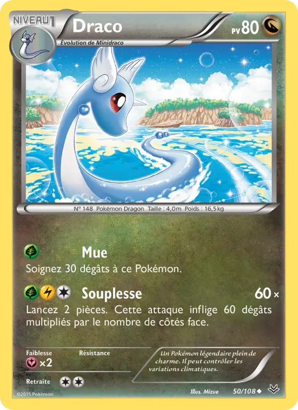 Draco — Ciel Rugissant 50 French Pokémon card