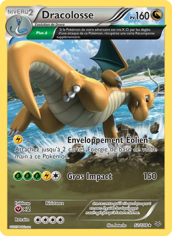Dracolosse — Ciel Rugissant 52 French Pokémon card