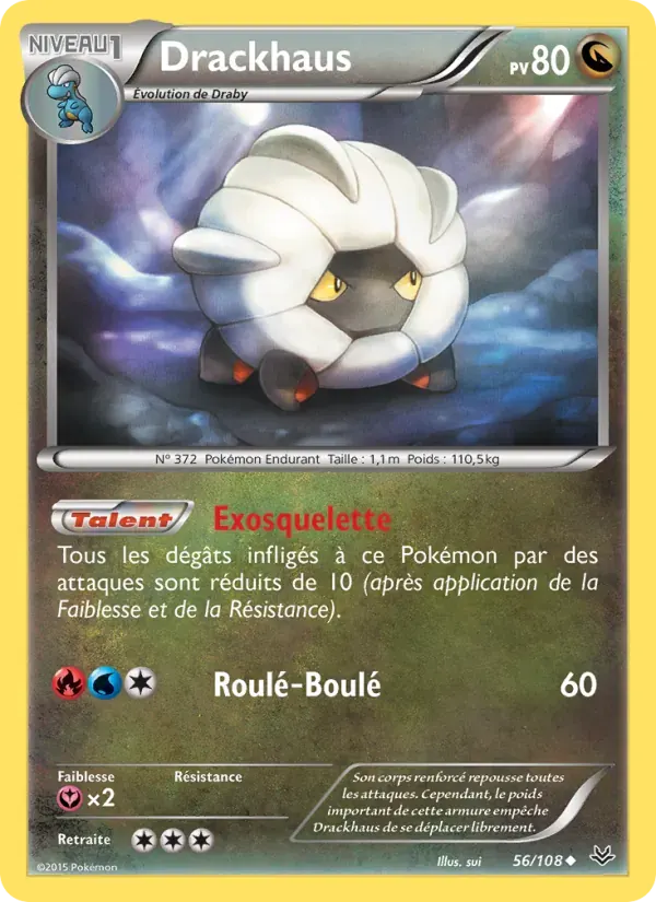 Drackhaus — Ciel Rugissant 56 French Pokémon card