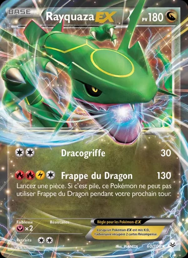 Rayquaza EX — Ciel Rugissant 60 French Pokémon card