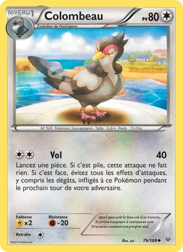 Colombeau — Ciel Rugissant 79 French Pokémon card