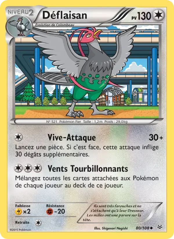 Déflaisan — Ciel Rugissant 80 French Pokémon card