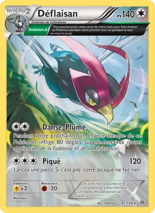 Déflaisan — Ciel Rugissant 81 French Pokémon card