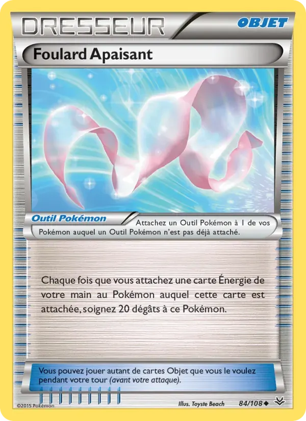 Foulard Apaisant — Ciel Rugissant 84 French Pokémon card