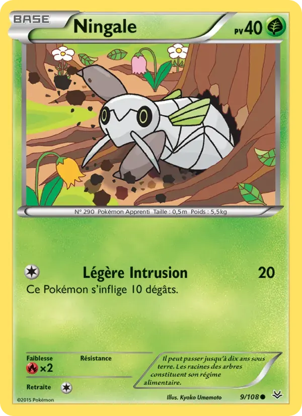 Ningale — Ciel Rugissant 9 French Pokémon card