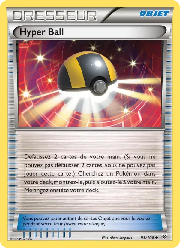 Hyper Ball — Ciel Rugissant 93 French Pokémon card