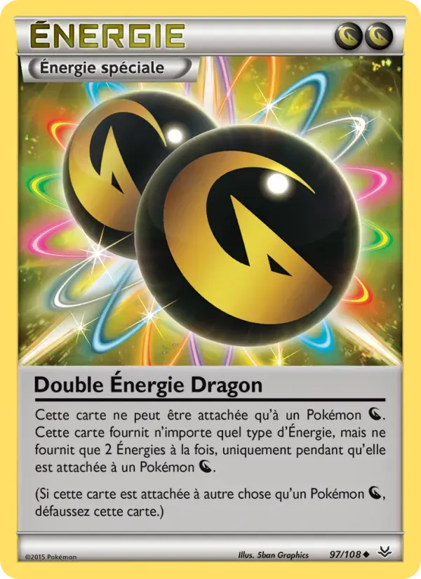 Double Énergie Dragon — Ciel Rugissant 97 French Pokémon card