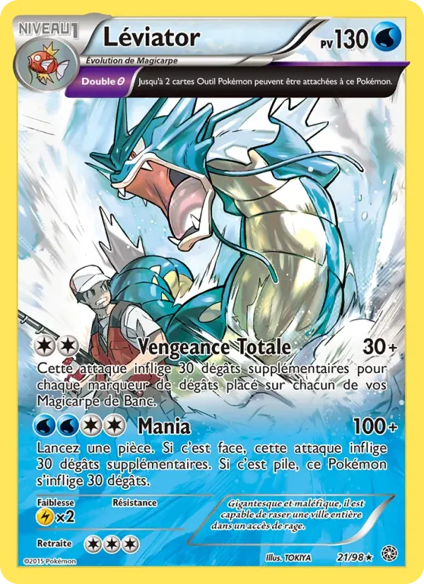 Léviator — Origines Antiques 21 French Pokémon card