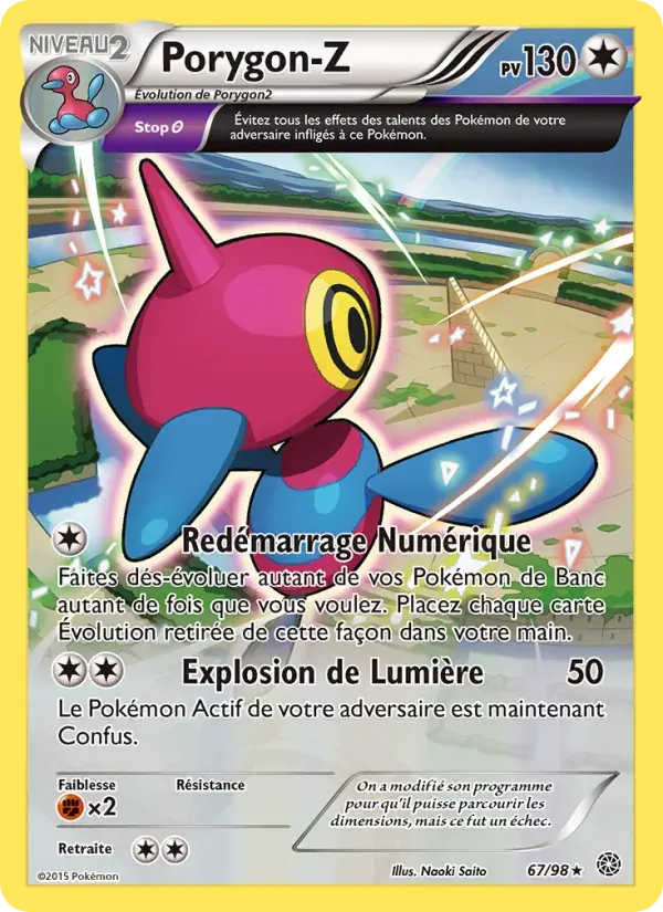Porygon-Z — Origines Antiques 67 French Pokémon card