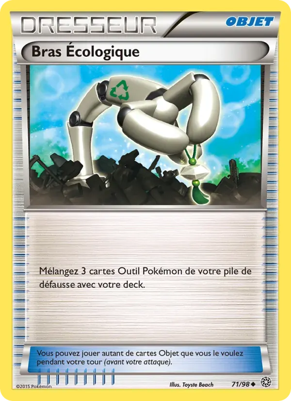 Bras Écologique — Origines Antiques 71 French Pokémon card