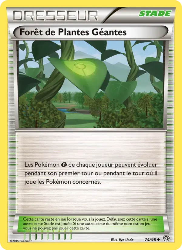 Forêt de Plantes Géantes — Origines Antiques 74 French Pokémon card