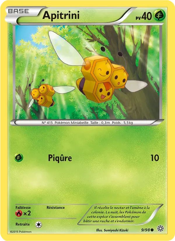 Apitrini — Origines Antiques 9 French Pokémon card