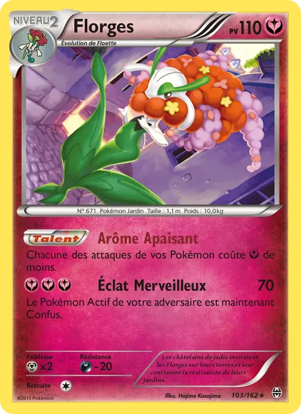 Florges — Impulsion Turbo 103 French Pokémon card