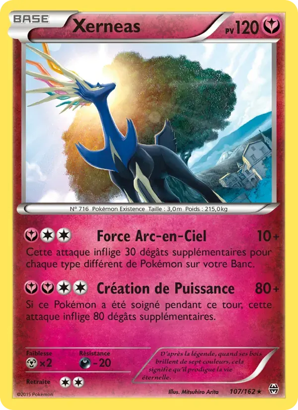 Xerneas — Impulsion Turbo 107 French Pokémon card