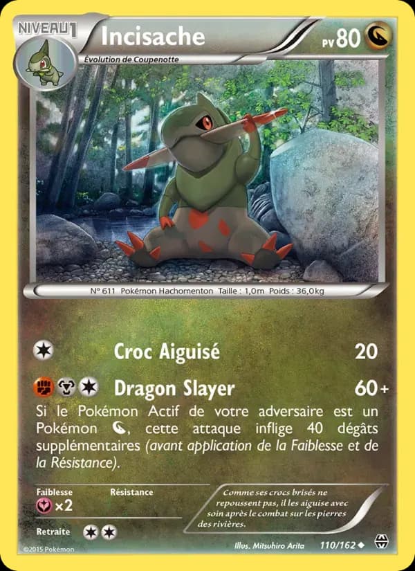 Incisache — Impulsion Turbo 110 French Pokémon card