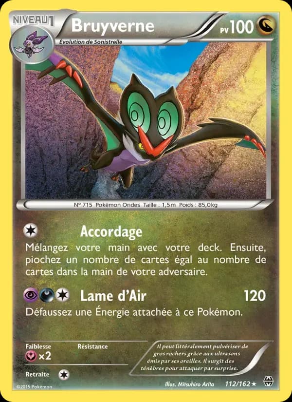 Bruyverne — Impulsion Turbo 112 French Pokémon card