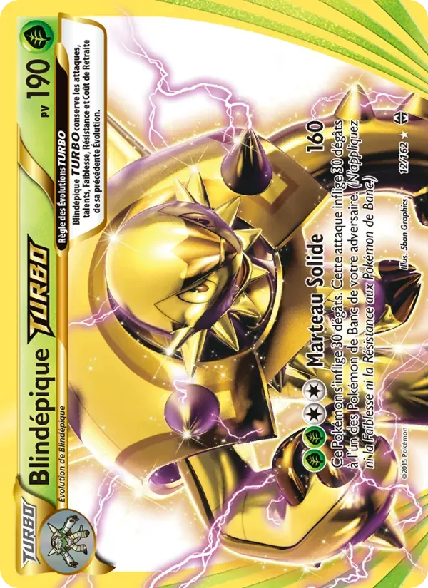 Blindépique TURBO — Impulsion Turbo 12 French Pokémon card