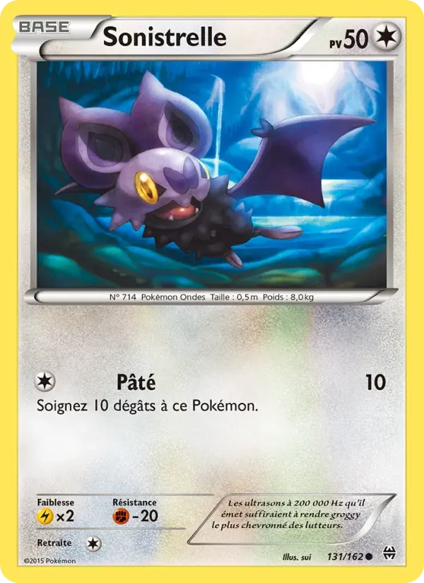 Sonistrelle — Impulsion Turbo 131 French Pokémon card