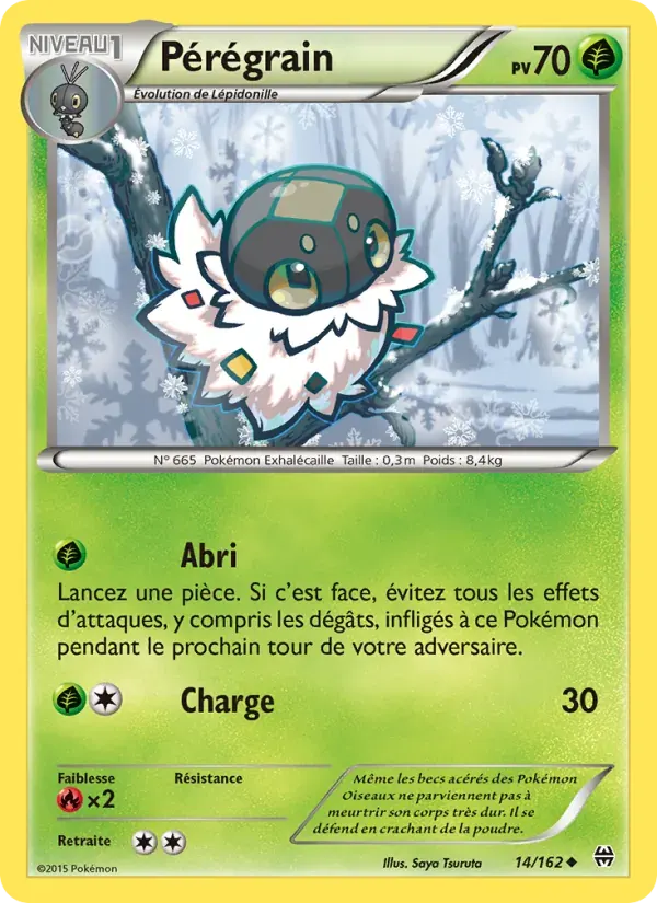 Pérégrain — Impulsion Turbo 14 French Pokémon card