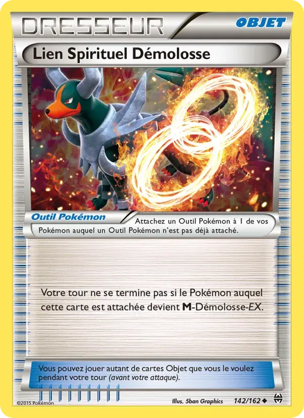 Lien Spirituel Démolosse — Impulsion Turbo 142 French Pokémon card